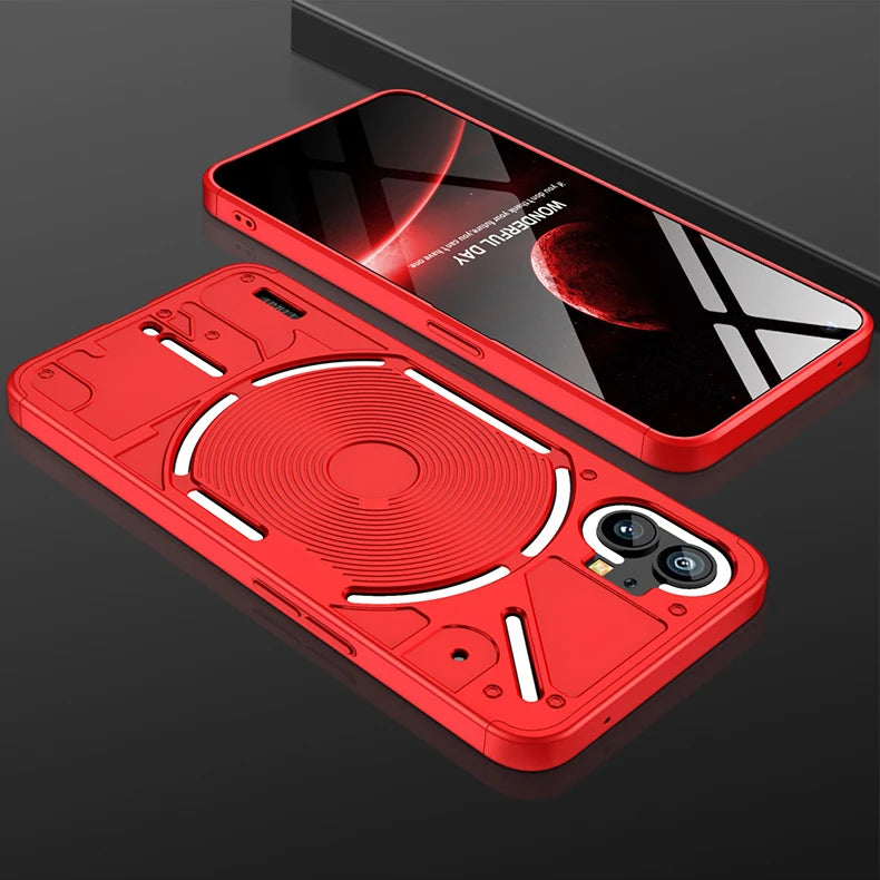 Case for Nothing Phone1 360 Degree Full Protection Hard Matte Shockproof Lens Protection Case for Nothing Phone 1