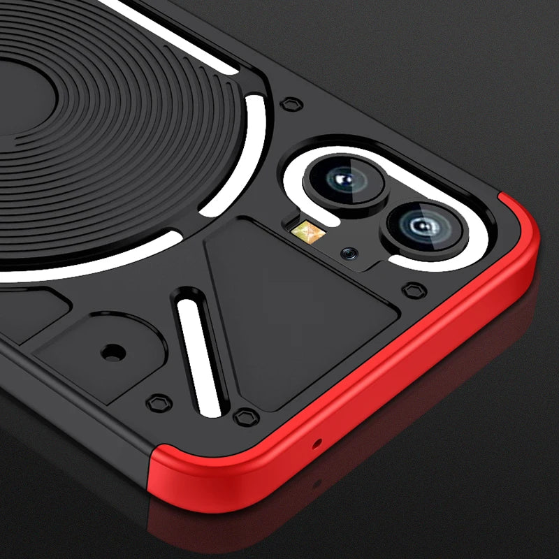 Case for Nothing Phone1 360 Degree Full Protection Hard Matte Shockproof Lens Protection Case for Nothing Phone 1