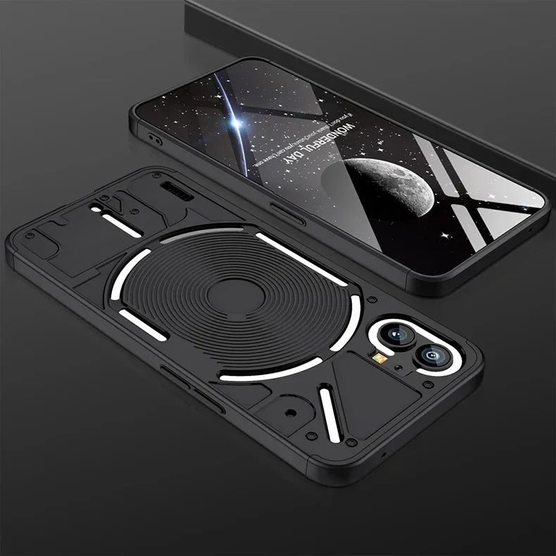 Case for Nothing Phone1 360 Degree Full Protection Hard Matte Shockproof Lens Protection Case for Nothing Phone 1