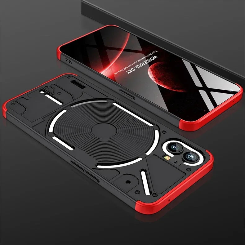 Case for Nothing Phone1 360 Degree Full Protection Hard Matte Shockproof Lens Protection Case for Nothing Phone 1