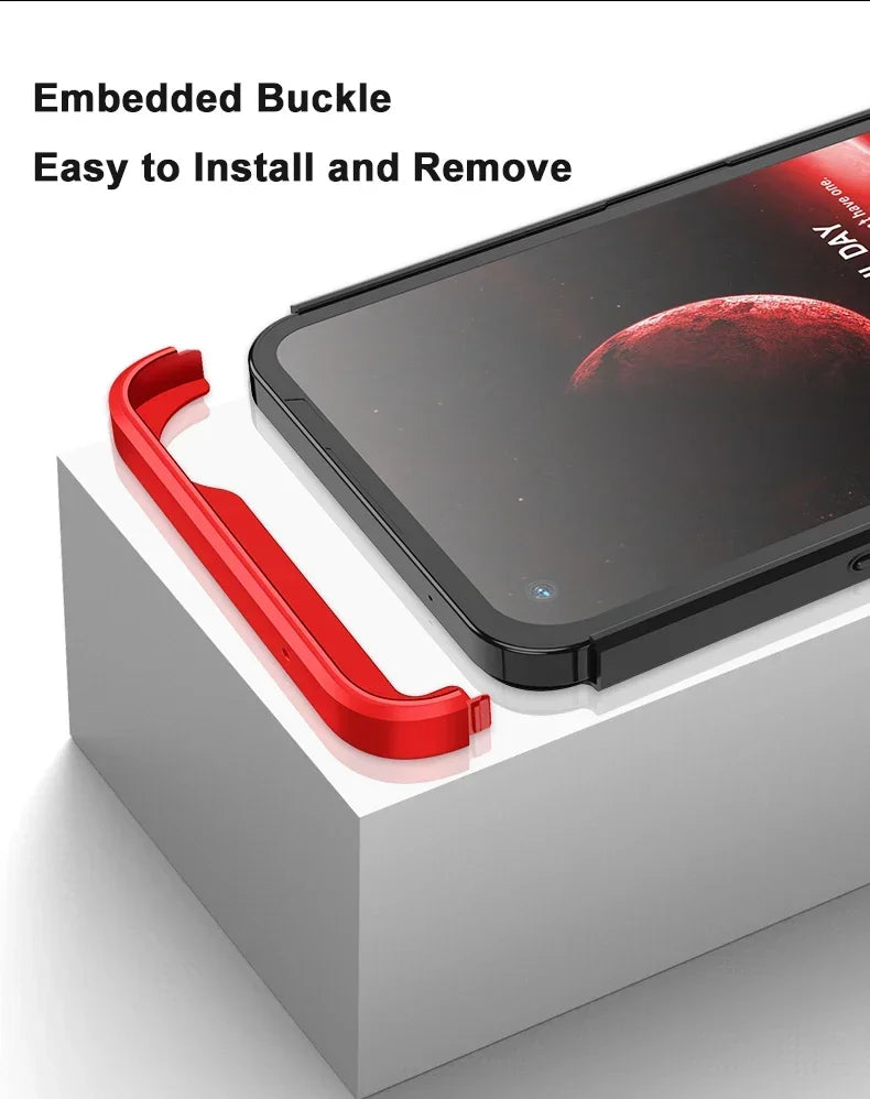 Case for Nothing Phone1 360 Degree Full Protection Hard Matte Shockproof Lens Protection Case for Nothing Phone 1
