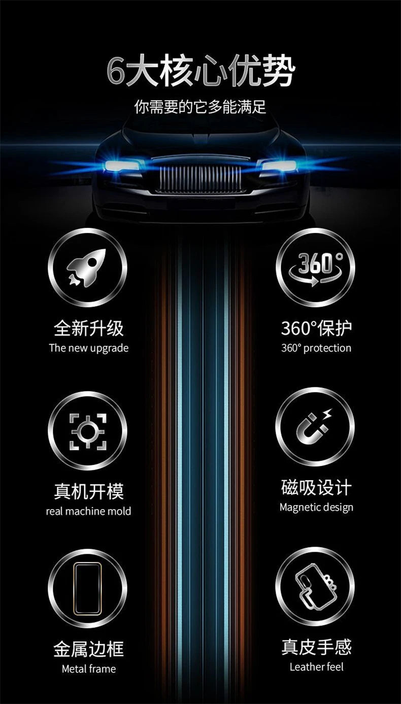 360 Full Cover For Huawei P60 Pro Case Tempered Glass Flip Phone Case For Huawei P 60 P60Pro Double Sided Protection Capa Bumper