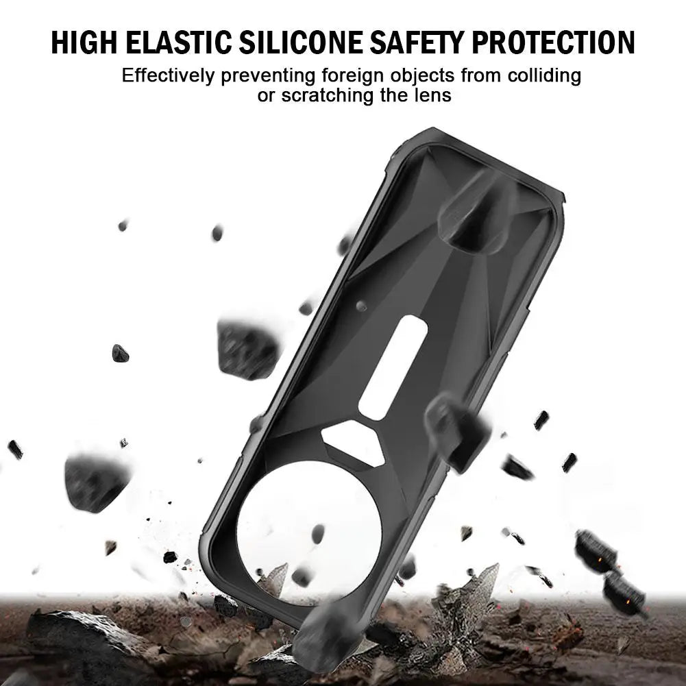 For Insta360 X5 Panoramic Action Camera Protective Case Silicone Shockproof Protective Case Cover With Lens Cover For Insta 360