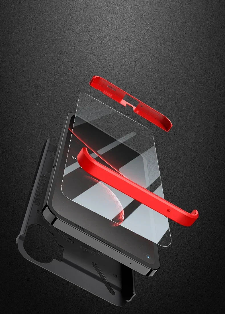 Case for Nothing Phone1 360 Degree Full Protection Hard Matte Shockproof Lens Protection Case for Nothing Phone 1
