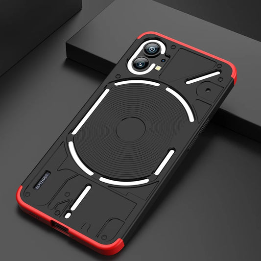 Case for Nothing Phone1 360 Degree Full Protection Hard Matte Shockproof Lens Protection Case for Nothing Phone 1