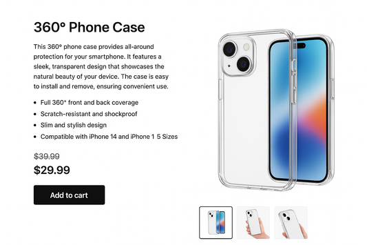 . 360° Magnetic Phone Case – Full Protection   2. 360° Full Coverage Magnetic Phone Case   3. Magnetic 360° Protective Phone Case – iPhone/Samsung/Xiaomi